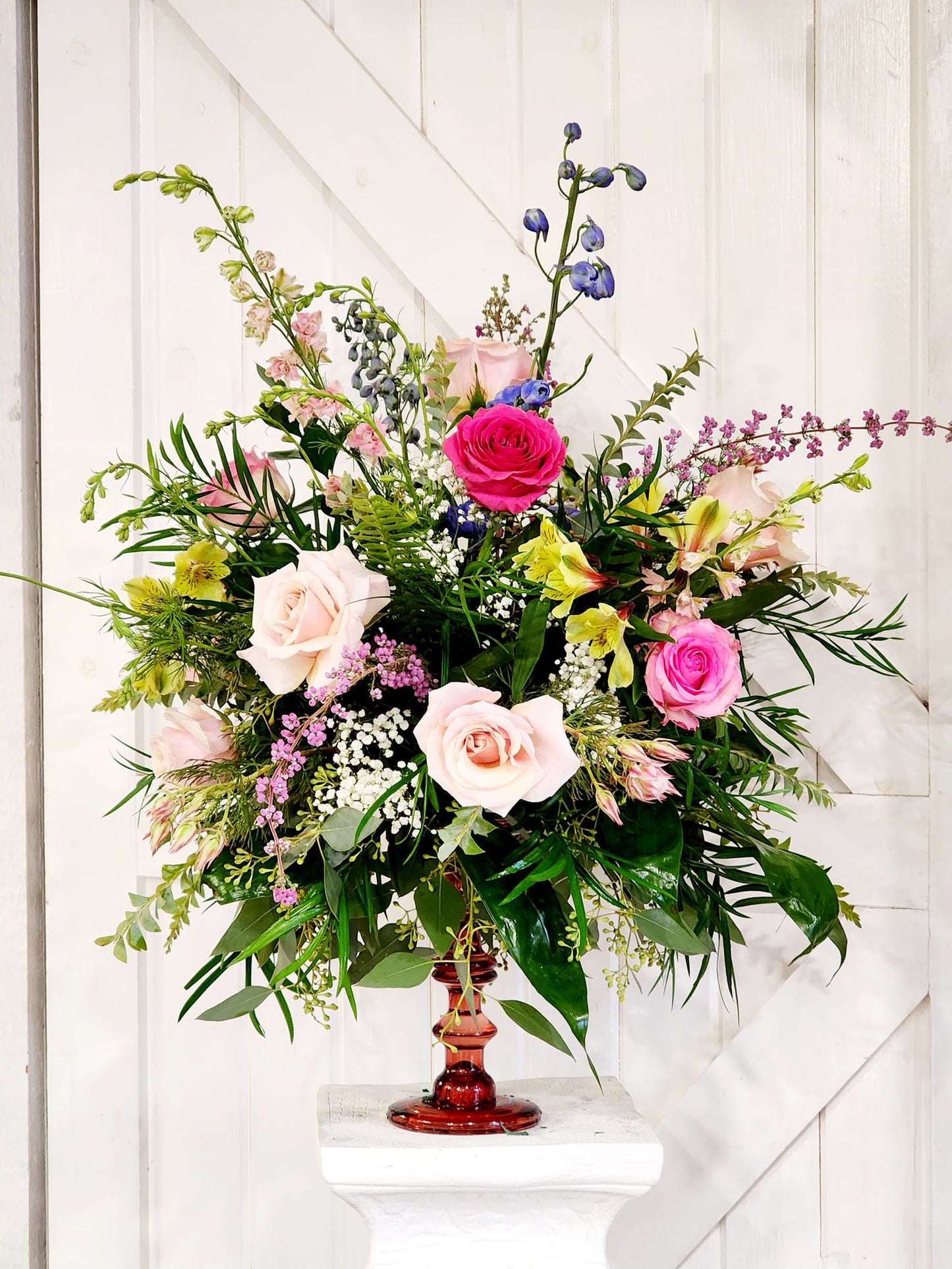 Dreamy Pedestal Arrangement