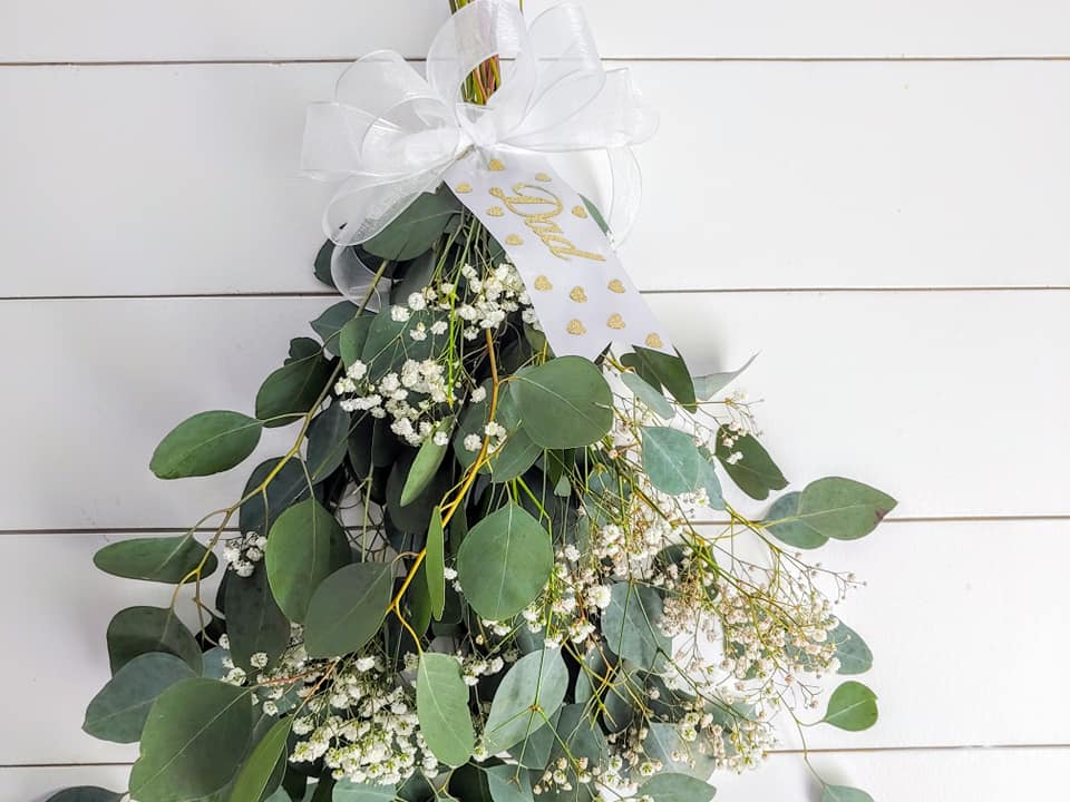 Fresh Memorial Eucalyptus Swag Arrangements