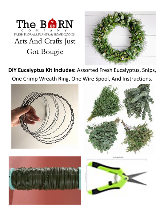 DIY Eucalyptus Wreath Making KIt