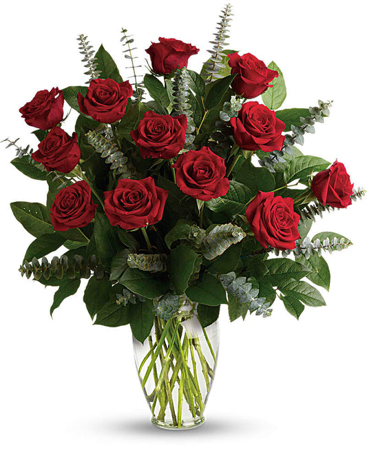 Eucalyptus Roses Arrangement