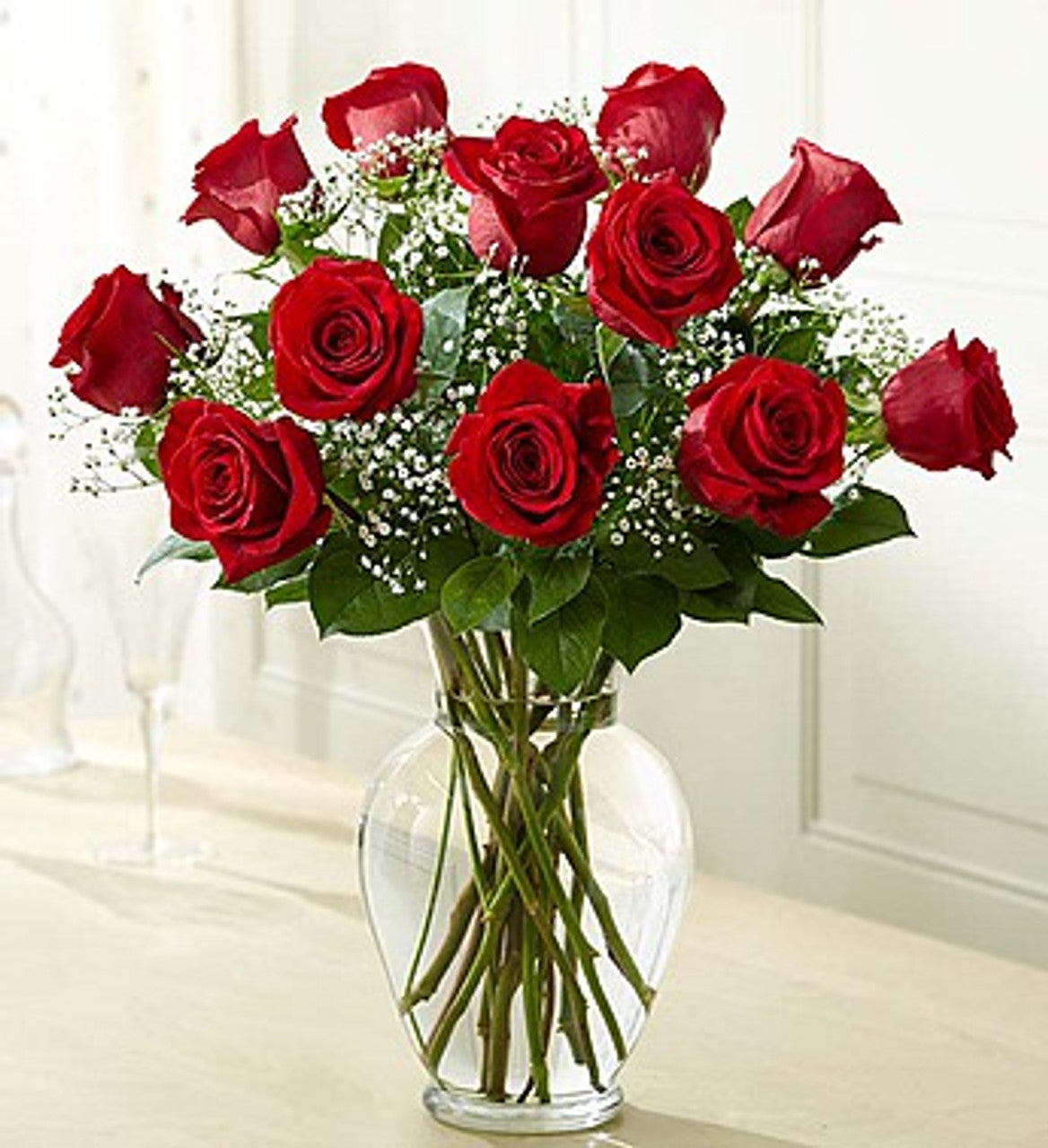 Eucalyptus Roses Arrangement