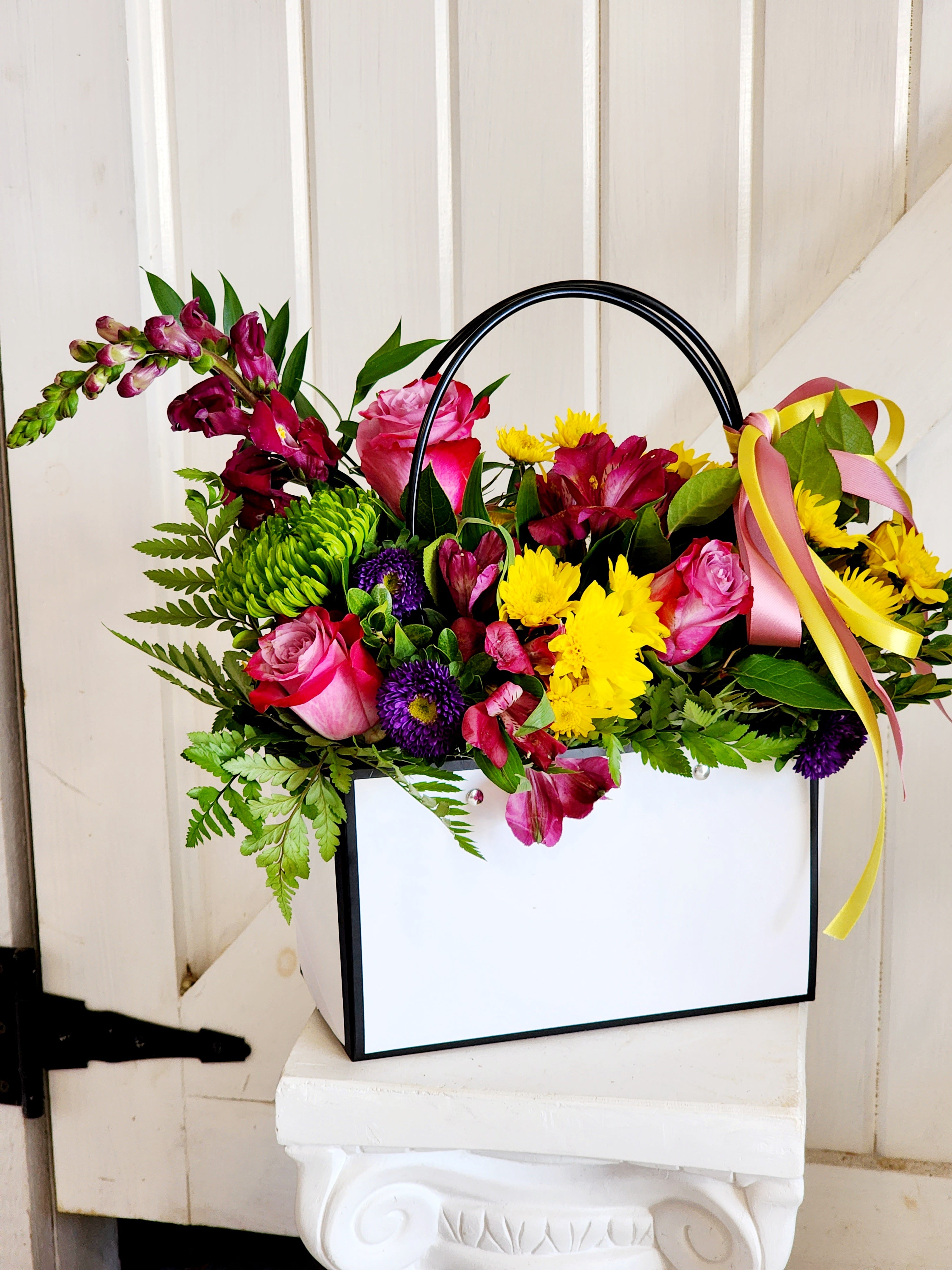 Amazon.com: Purse Flower Vase, with Handles Bubble Handbag Vases for Flowers  Purse Vase, Modern Farmhouse Decor,Style2-Green : Home & Kitchen