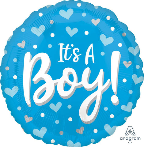 It's A Boy Mylar Balloon