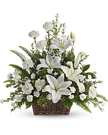 Peaceful Lilly Basket